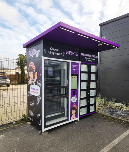 Distributeur automatique Magex France - Boulangerie Cerise