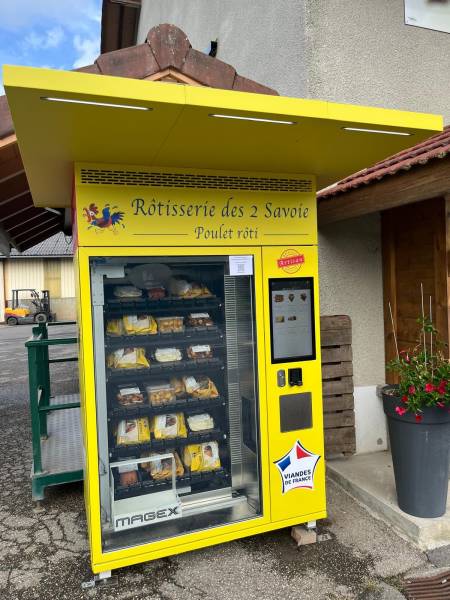 Distributeurs Automatiques de Poulets rôtis à Annemasse en Savoie (74)
